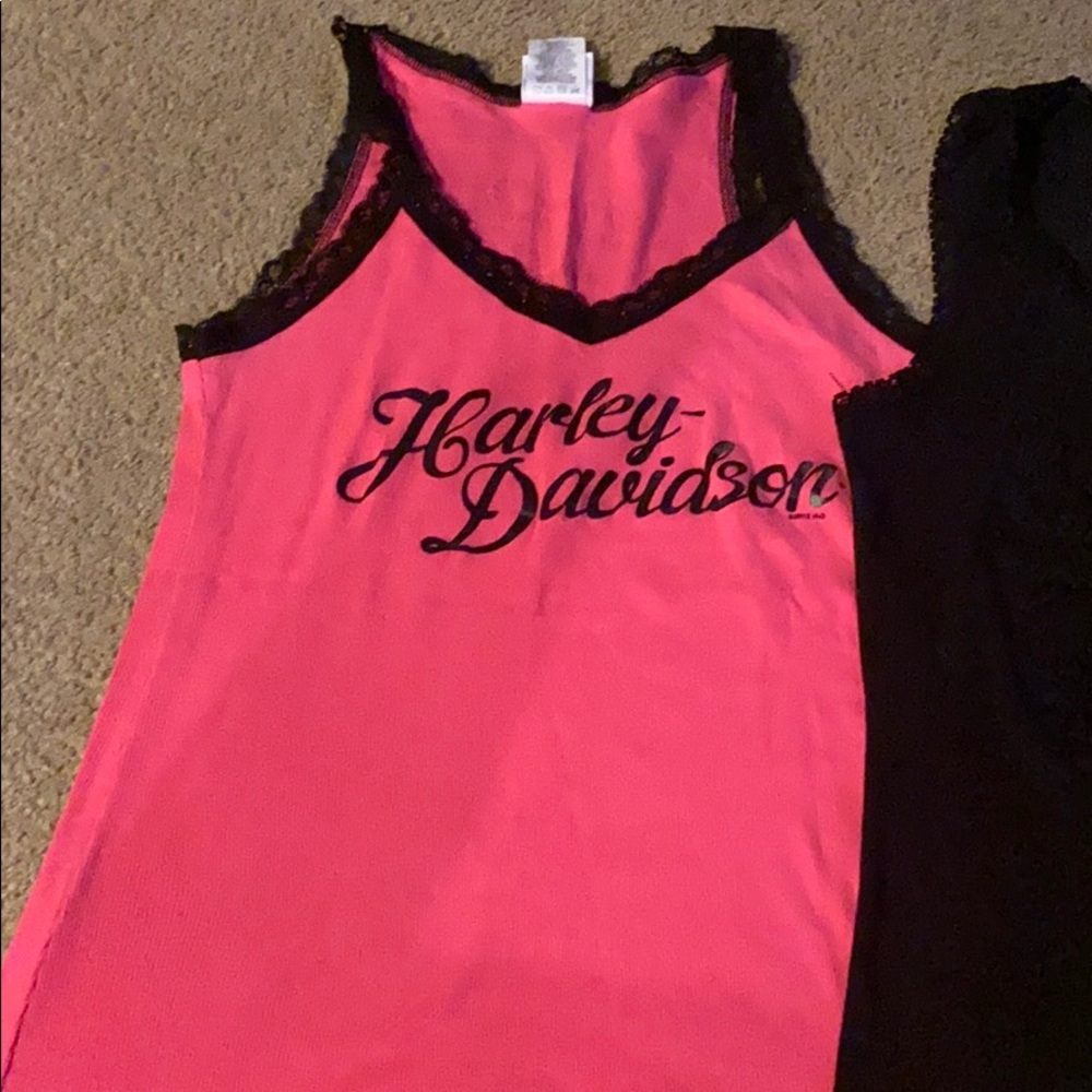 Two Harley tanks size lg